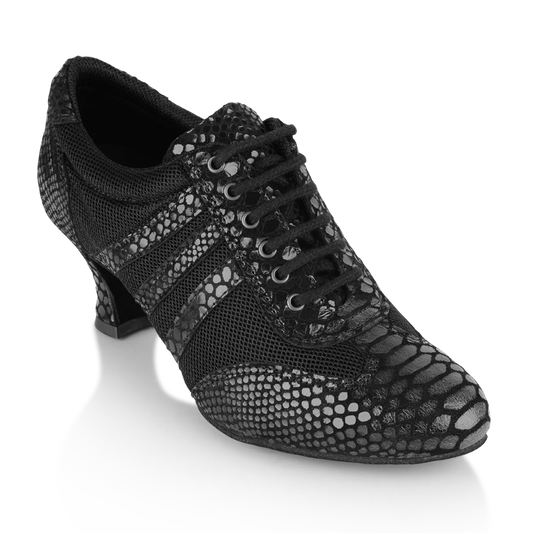 418 Tiber Black Croc/Mesh